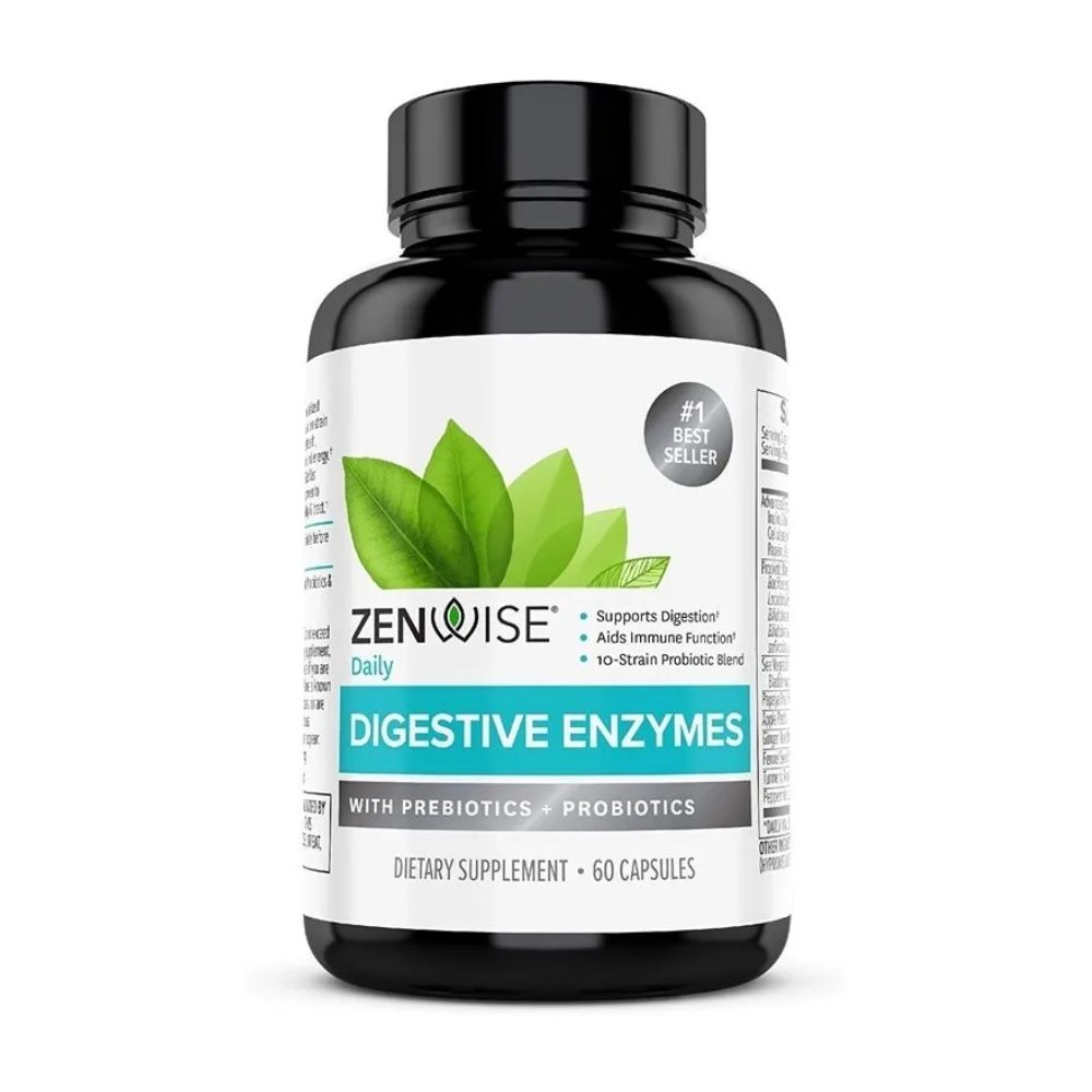 ZENWISE Prebióticos Y Probióticos Enzimas Digestivas