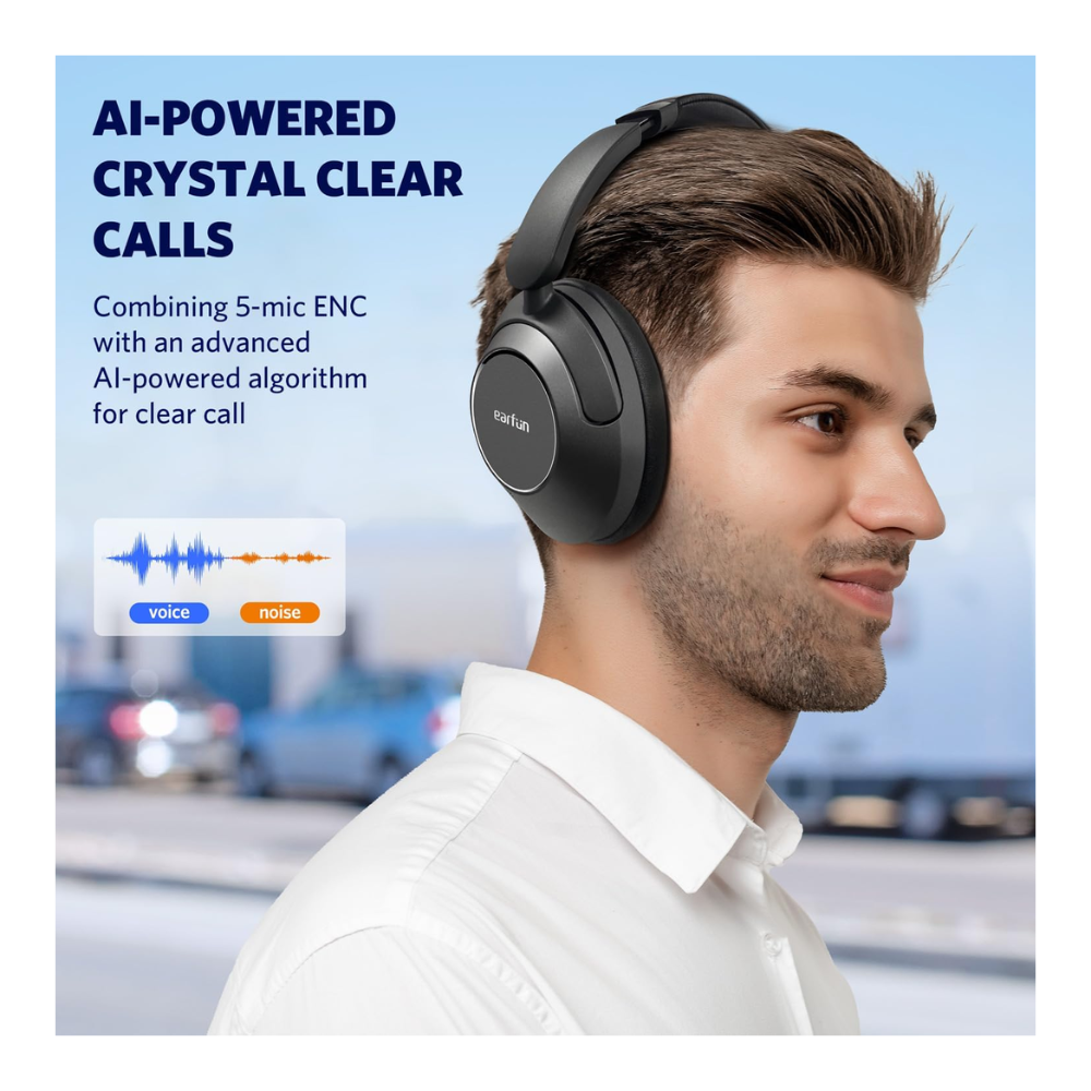 Earfun Wave Pro Audifonos Diadema Inalambrico Con Anc