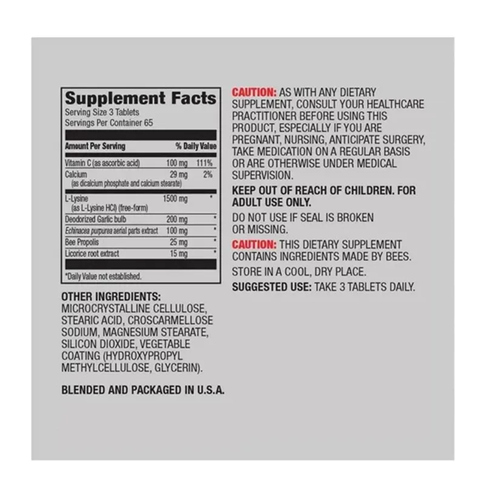 Lisina Complex 195 Tab Vit C