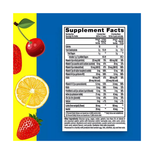 Lil Critters Vitaminas 300gomas