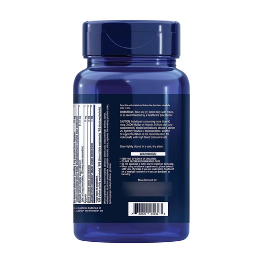 Life Extension Multivitaminico Una Por Día 60 Tabletas