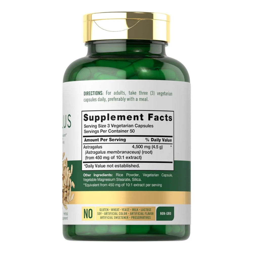 Carlyle Astragalus 150 Capsulas Sin Sabor
