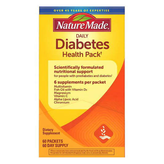 Nature Made Daily Diabetes Health Pack X60 Pack