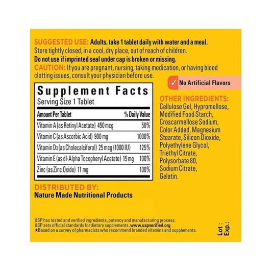 Super C Vitamina C D3 Y Zinc