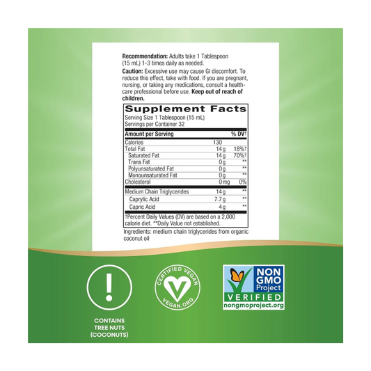 Aceite Mct 100% Puro De Coco
