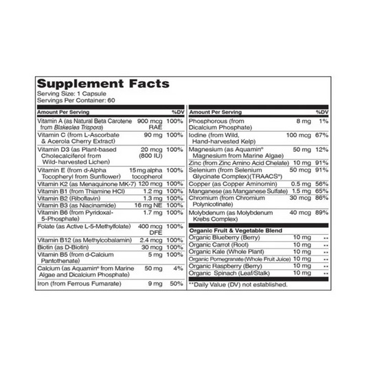 Multivitaminas Para Mujeres Women Naturelo 60 Cápsulas