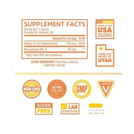 Complejo De Vitamina K2 + D3