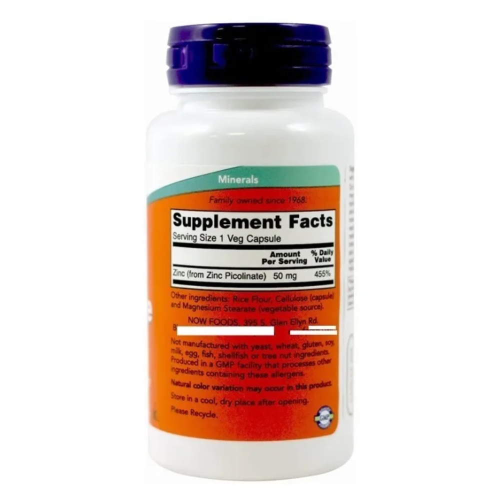 Zinc Picolinate 50 mg 120 caps