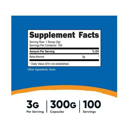 Nutricost Beta Alanina En Polvo 300g