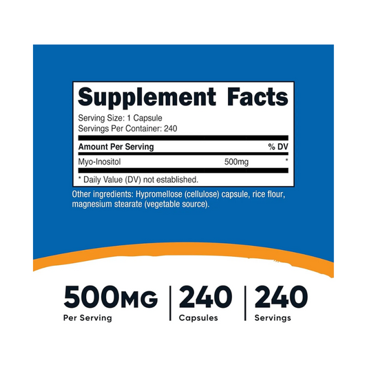 Inositol Nutricost X240 Cap 500 mg