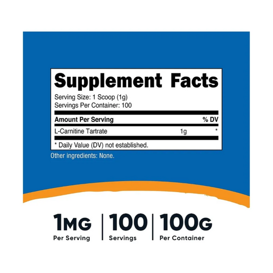 Nutricost L-carnitina En Polvo 100g