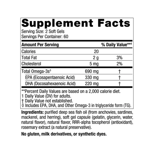 Nordic Naturals Omega-3 120soft