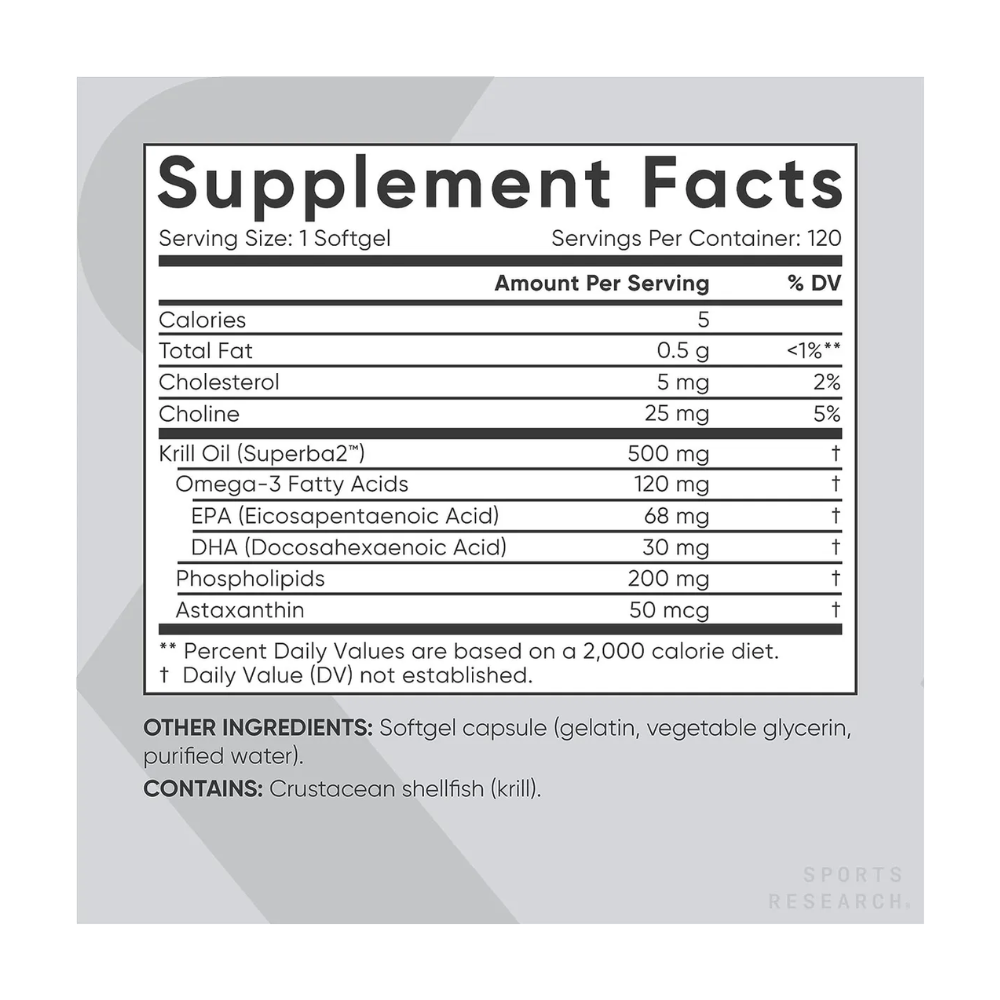 Aceite Krill Antartico 500 Mg