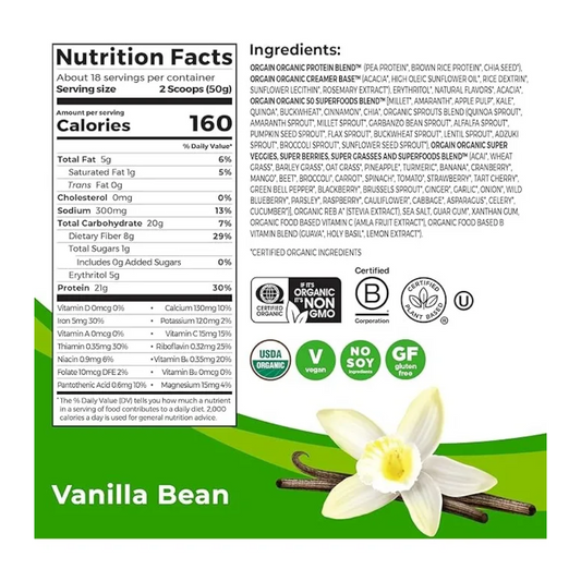 Orgain Superfood Proteina Vegan