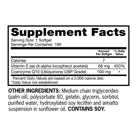 Ubiquinol Ultra Cq10 100 Mg 180