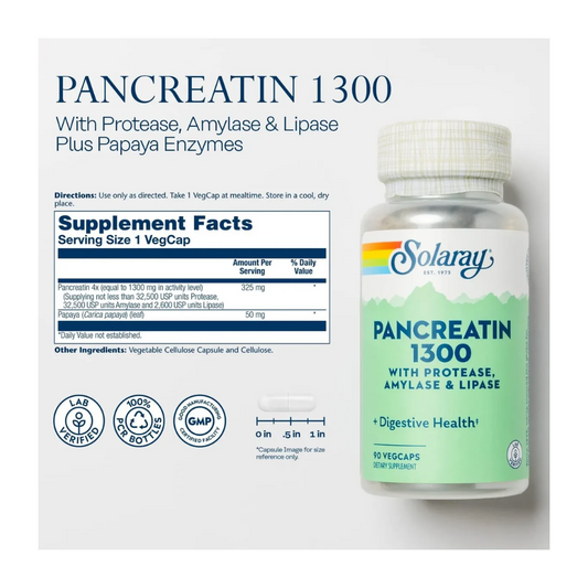 Enzimas Digestivas Pancreatin 90 caps