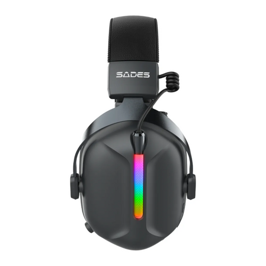 Audífonos Bluetooth Gaming Sades Defender Sa206 Led