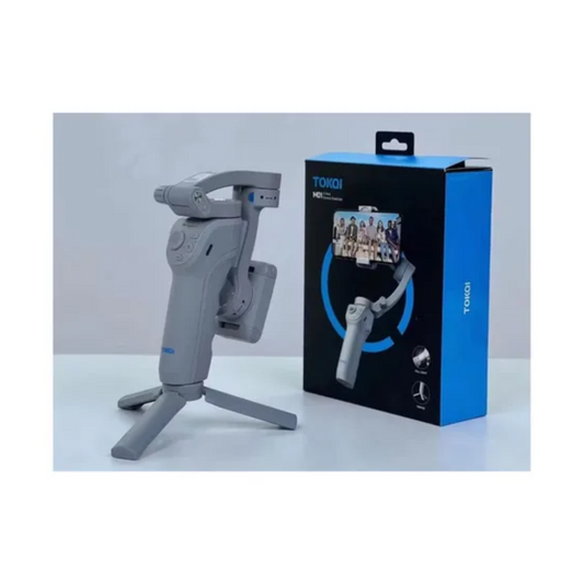 Estabilizador De Teléfono Celular Tokqi Gimbal De 3 Ejes M01 Color Gris
