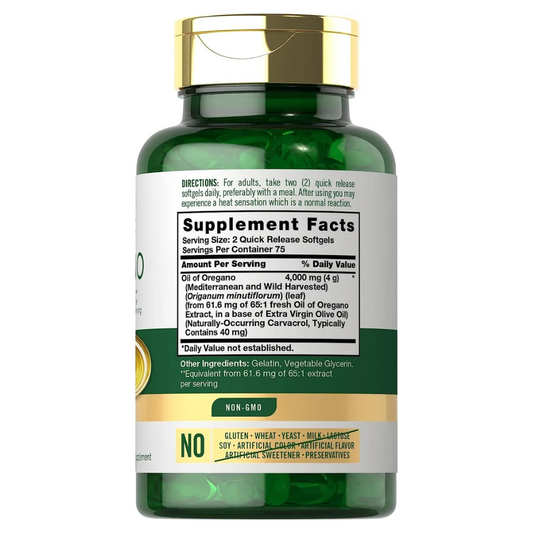 Capsulas Aceite De Orégano Carlyle