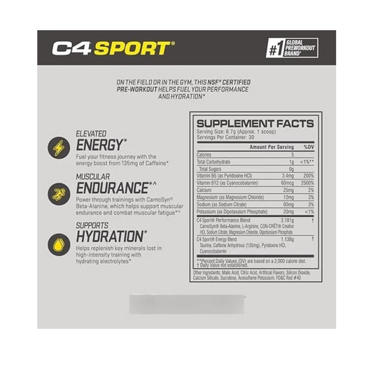 Cellucor C4 Sport Pre Entrenamiento