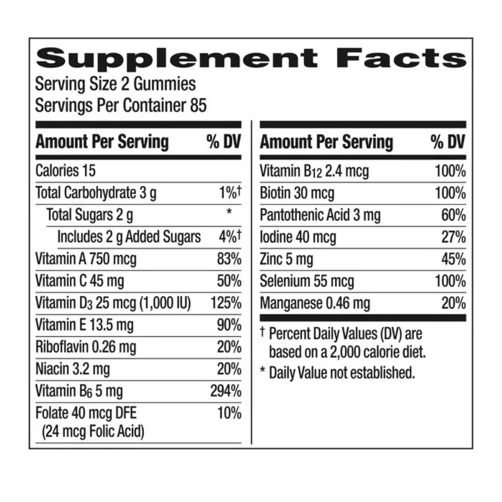 Centrum Multigummies Men X 170