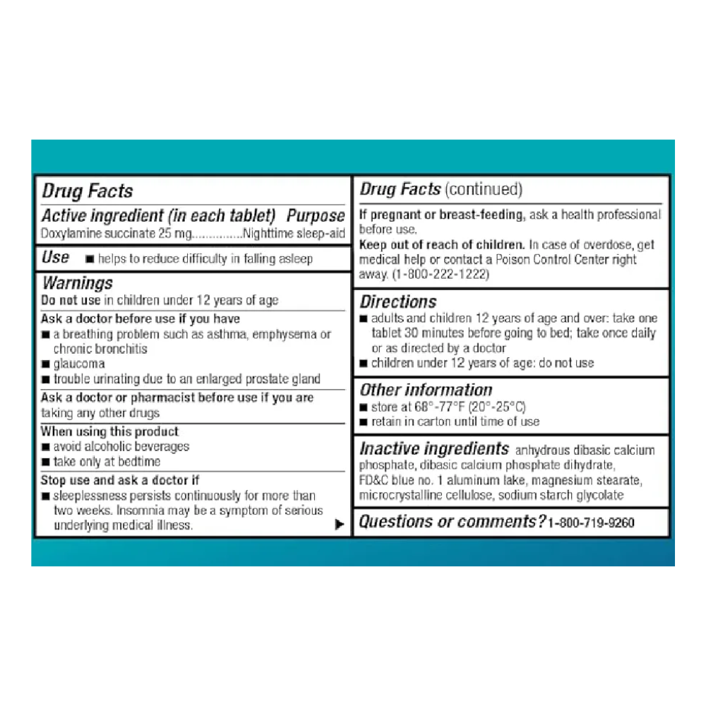 Basic Care Sleep Aid, 96Tabletas