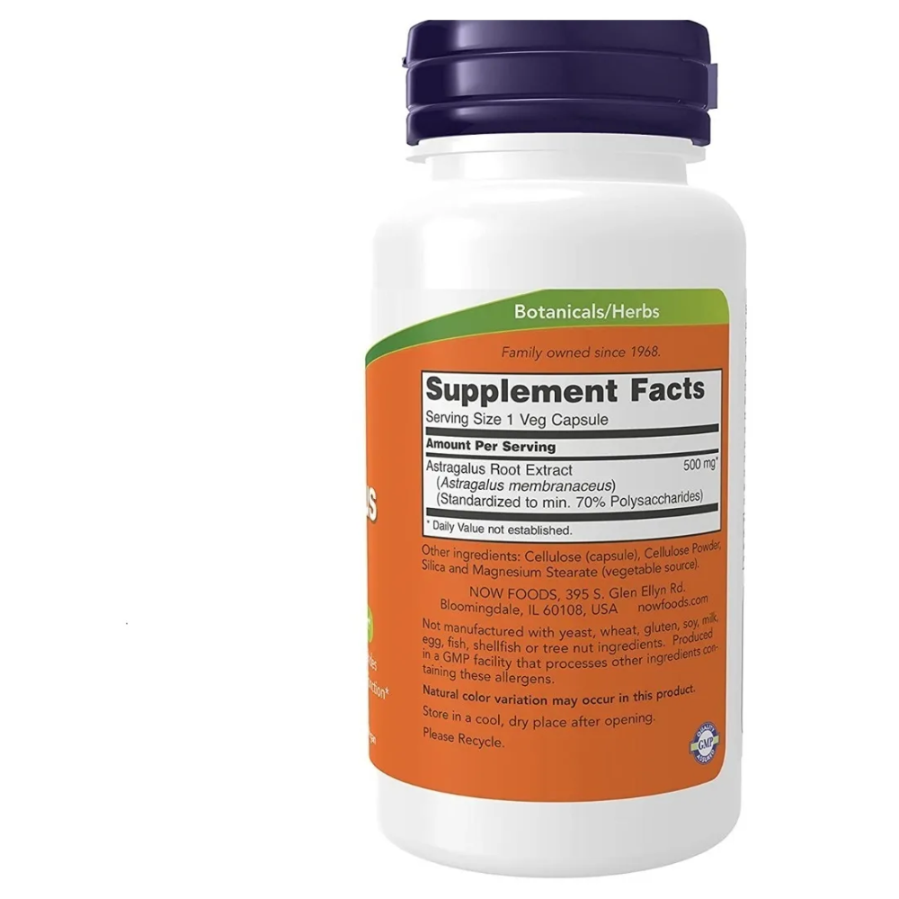 Extracto Astragalo Astragalus
500 mg 90 caps