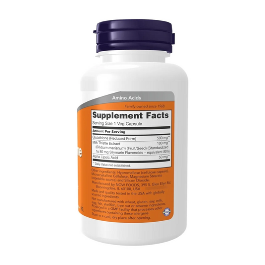 Glutatión Glutathione 500mg 60