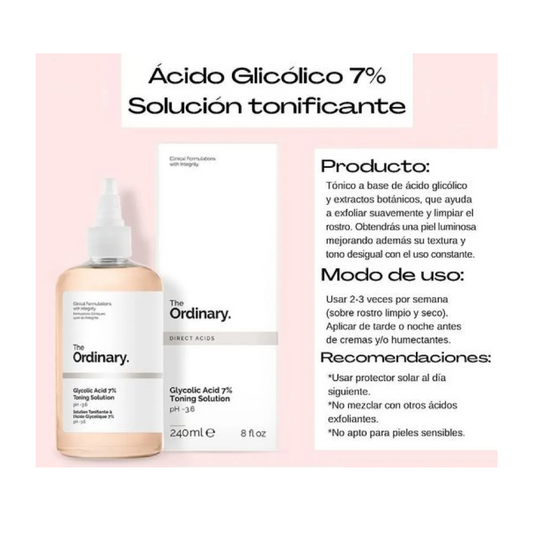 Acido Glicolico 7% The Ordinary 100% Original