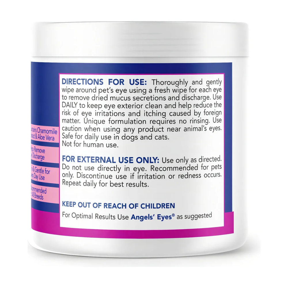 Angels' Eyes Gentle Tear 100 Wipes