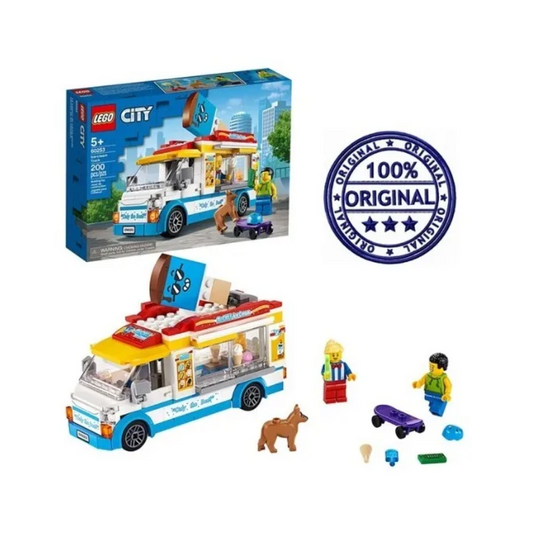Camión Helado Lego City 60253, Juego De Construcción 200 Pzs