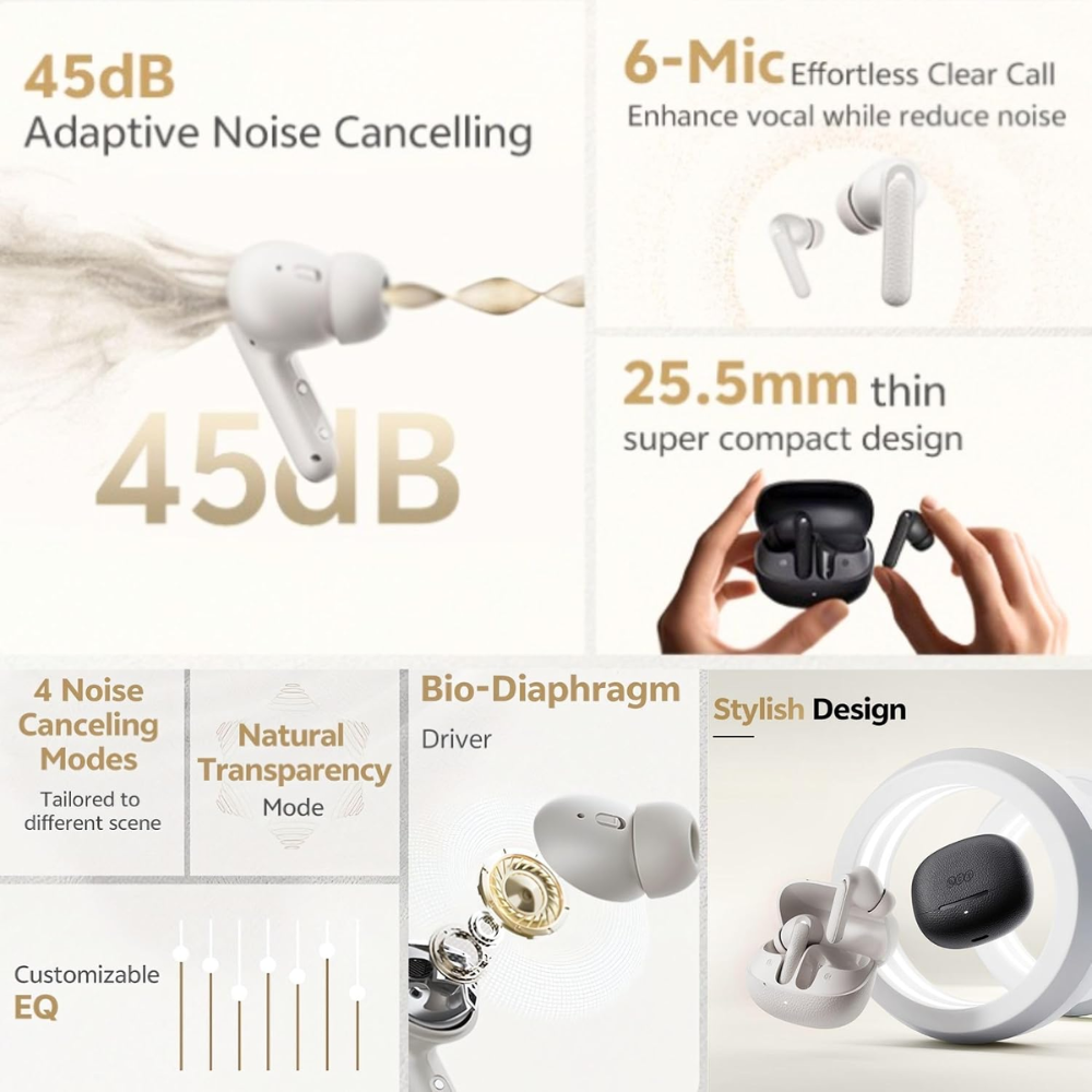 Audifonos Inalámbricos QCY Buds ANC