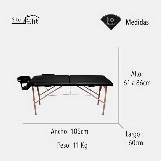Camilla Para Masaje Plegable Profesional Y Portátil