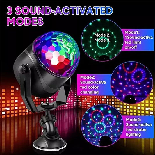 Bola De Luces Led Rgb Con Control Remoto Para Fiesta Disco