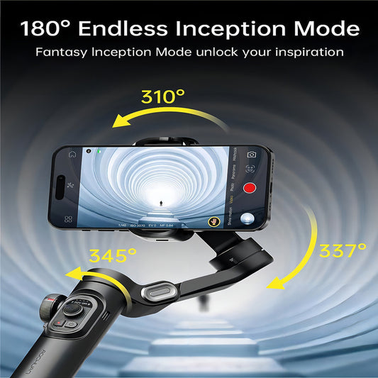 Aochuan Phone Gimbal Stabilizer 3-axis Smartphone Foldable G