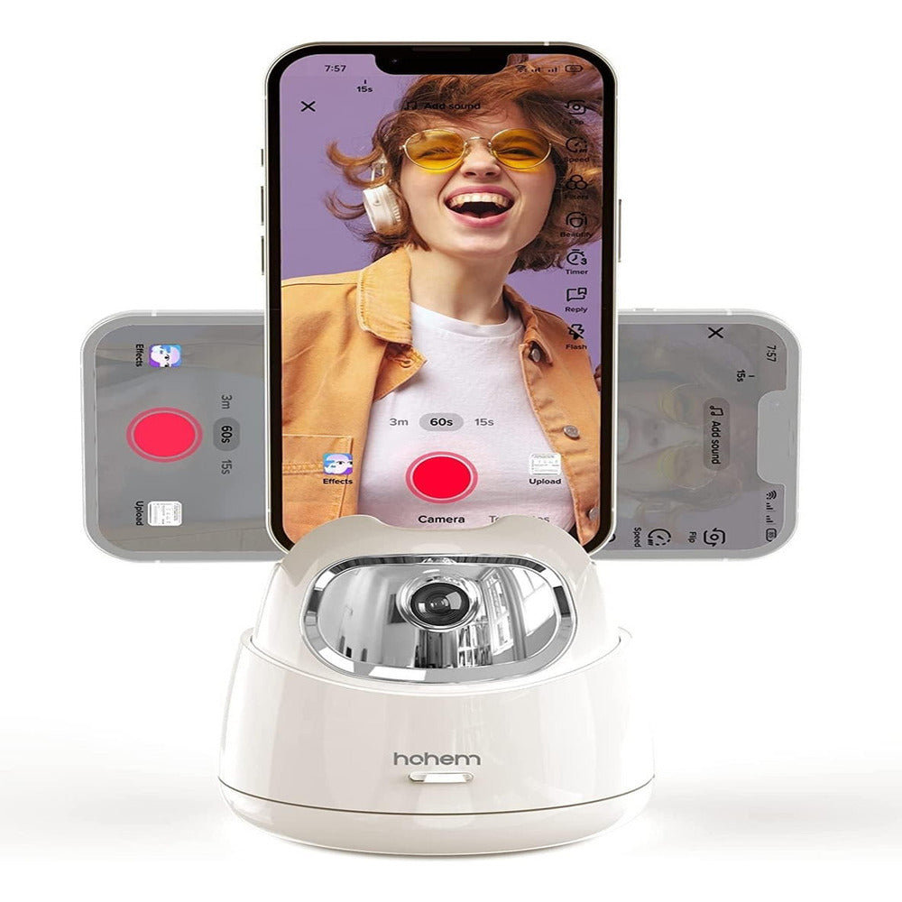 Hohem Go Axis Ai Auto Tracking For Smartphone & Tablet White