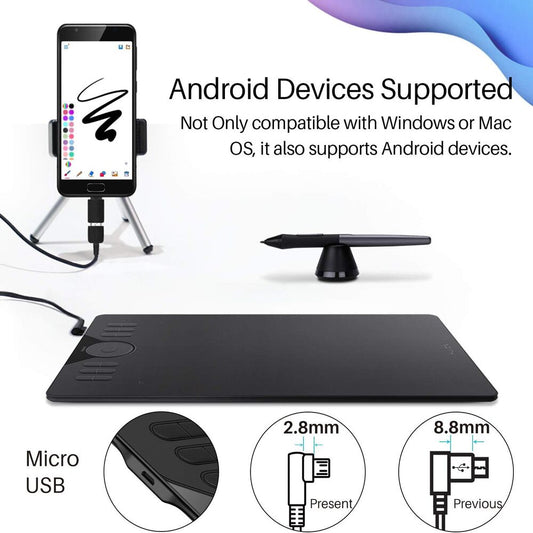Tableta digitalizadora Huion Huion HS610 black