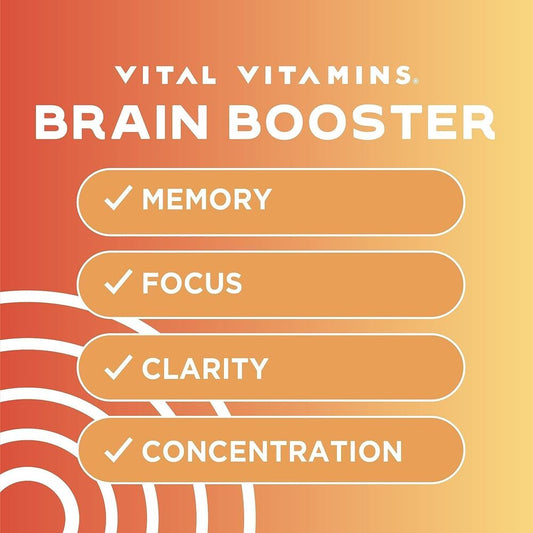 Vitaminas para el Cerebro Vital Vitamins Brain Booster 30 caps