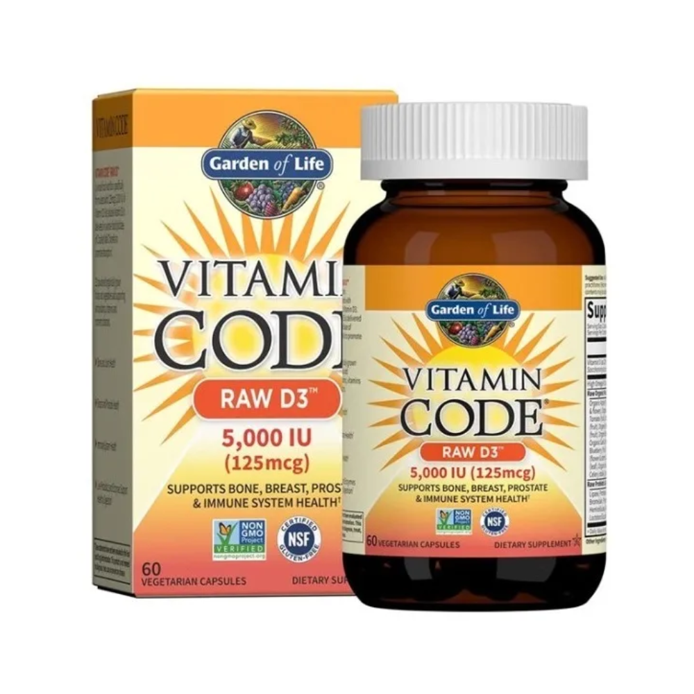 Vitamina D3 5000 Iu 60 Cápsulas