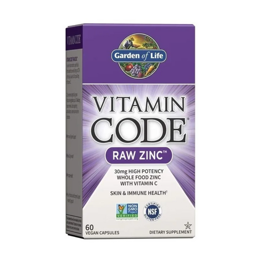 Vitamin Code Vitamina De Zinc Con Vitamina C 60 Cápsulas