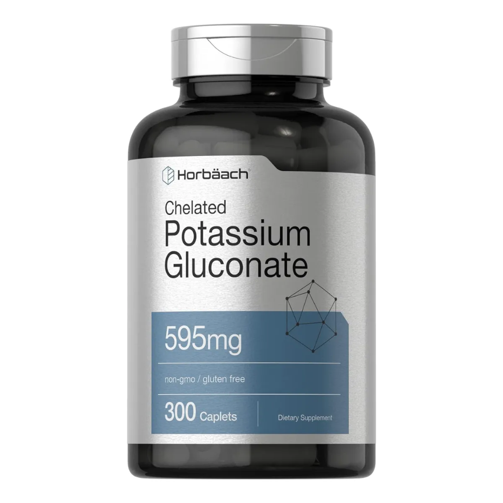 Horbaach Potassium Gluconate 595 mg 300 caps