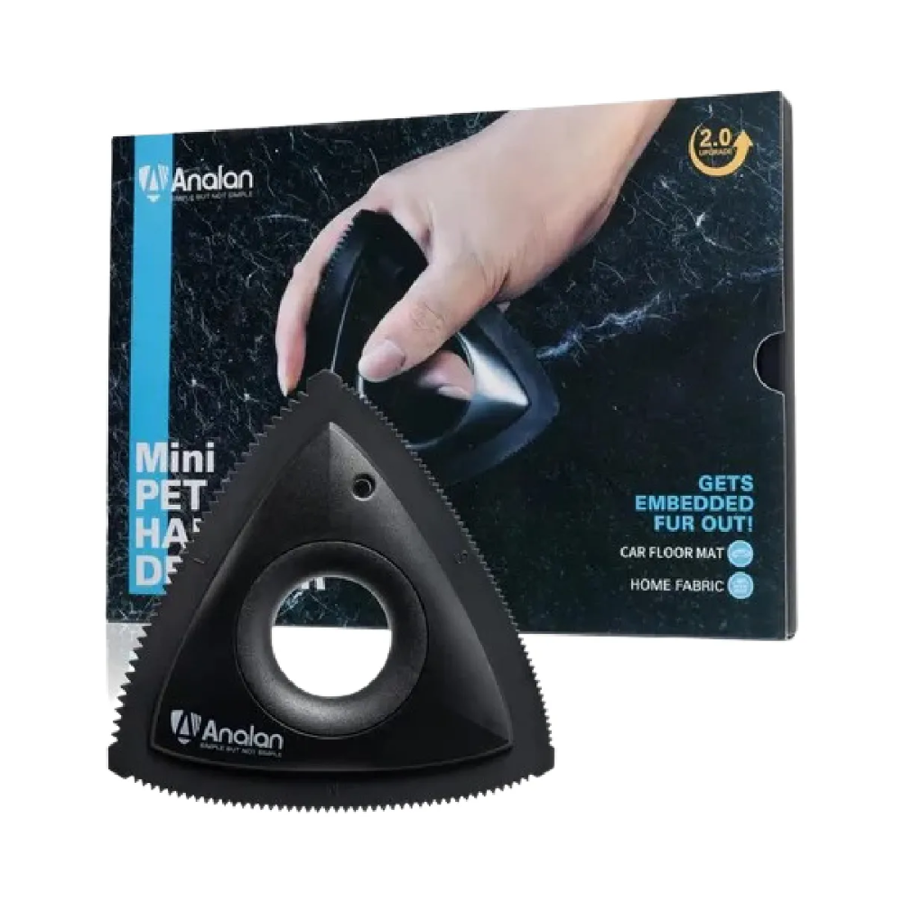 Analan Mini Pet Hair Detailer Black