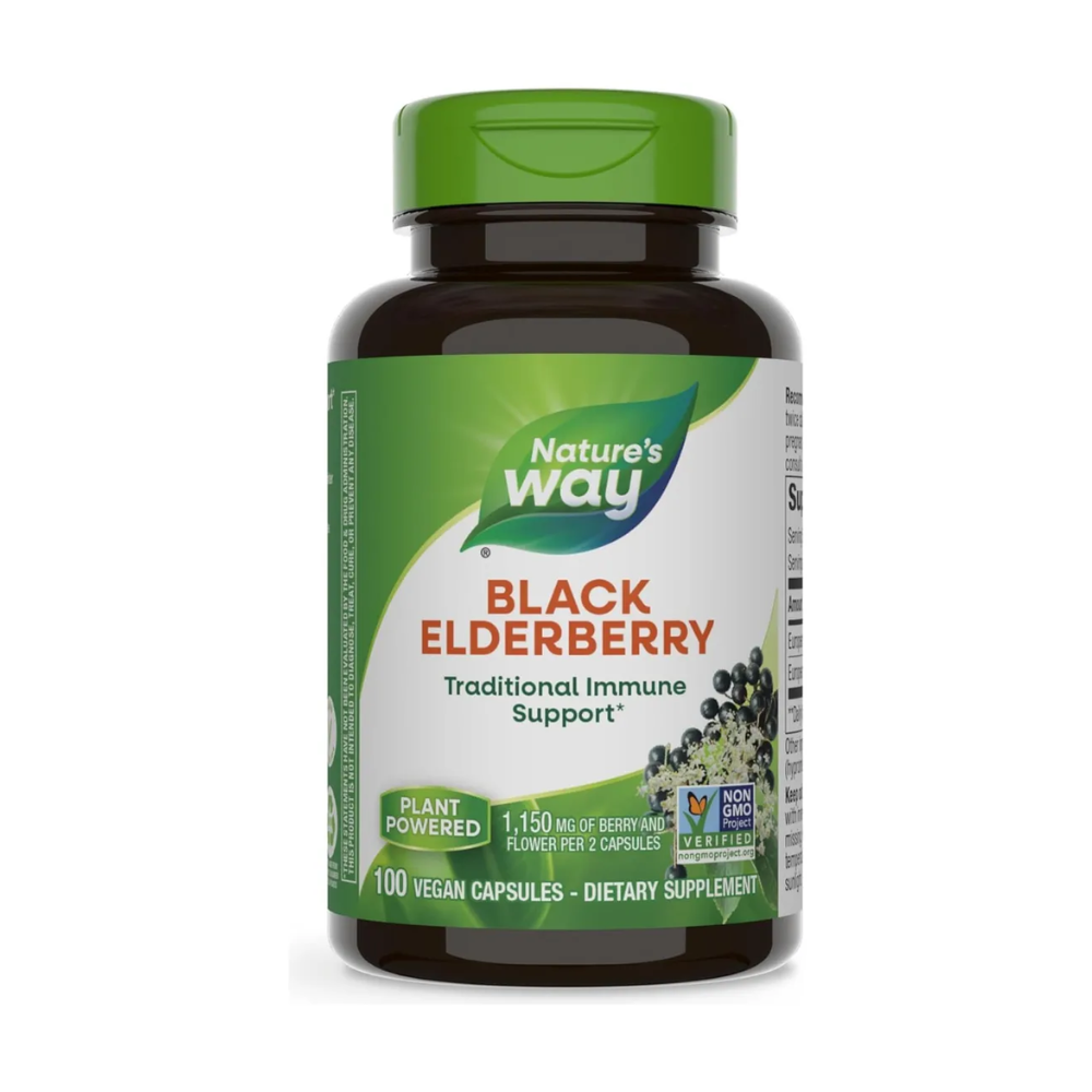 Nature's Way Black Elderberry Sin Sabor