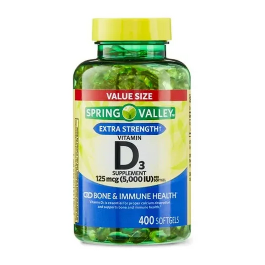 Vitamina D3 125mcg 5000iu Sprin Sin Sabor