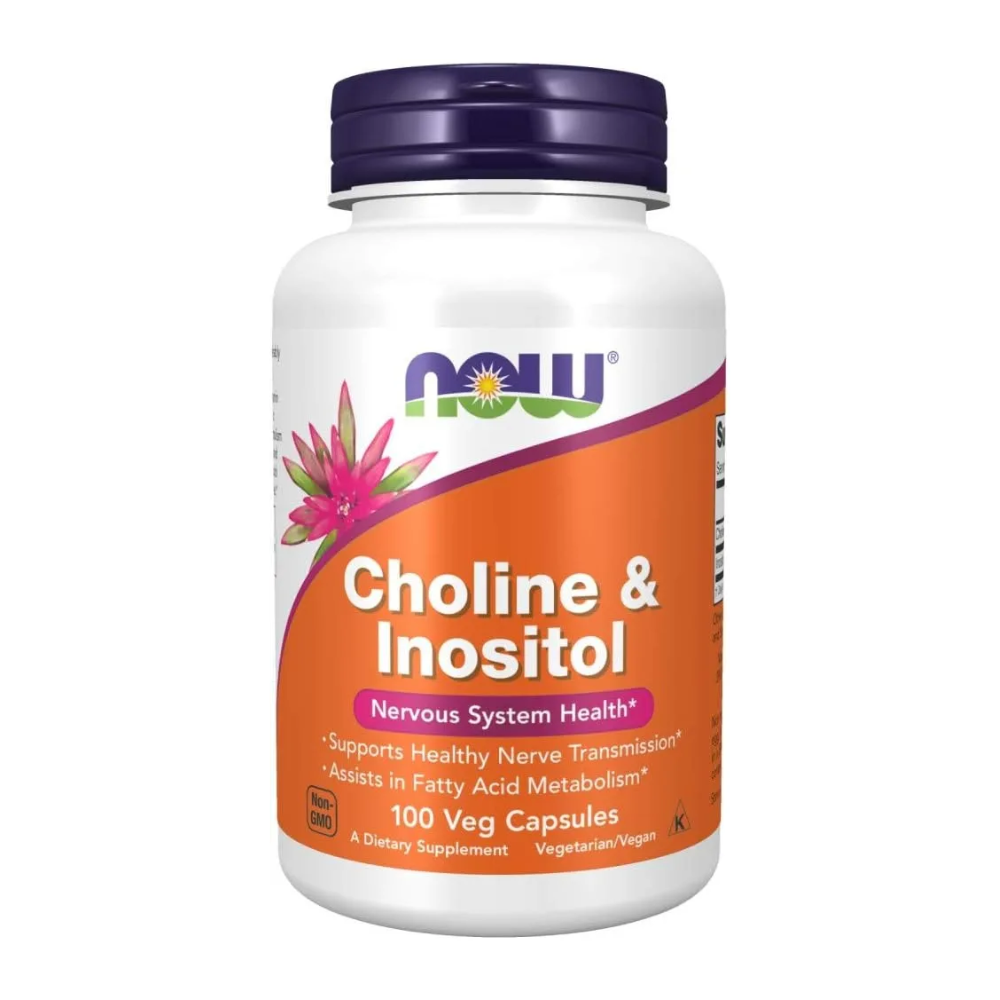 NOW Choline & Inositol 500 mg 100 veg