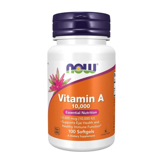 Now Vitamina A 10000 Iu 100 Cap