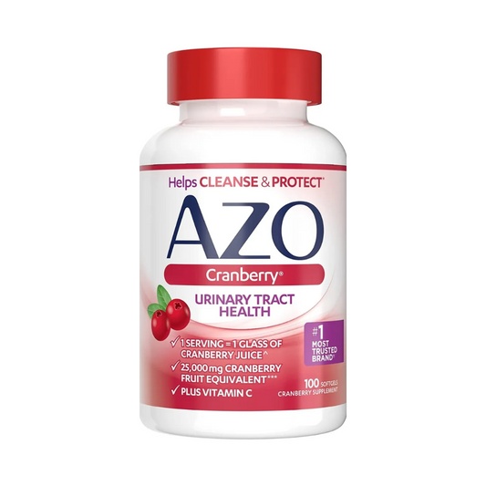 Azo Arándano Tracto Urinario Cranberry Vitamina C 100 Cáps