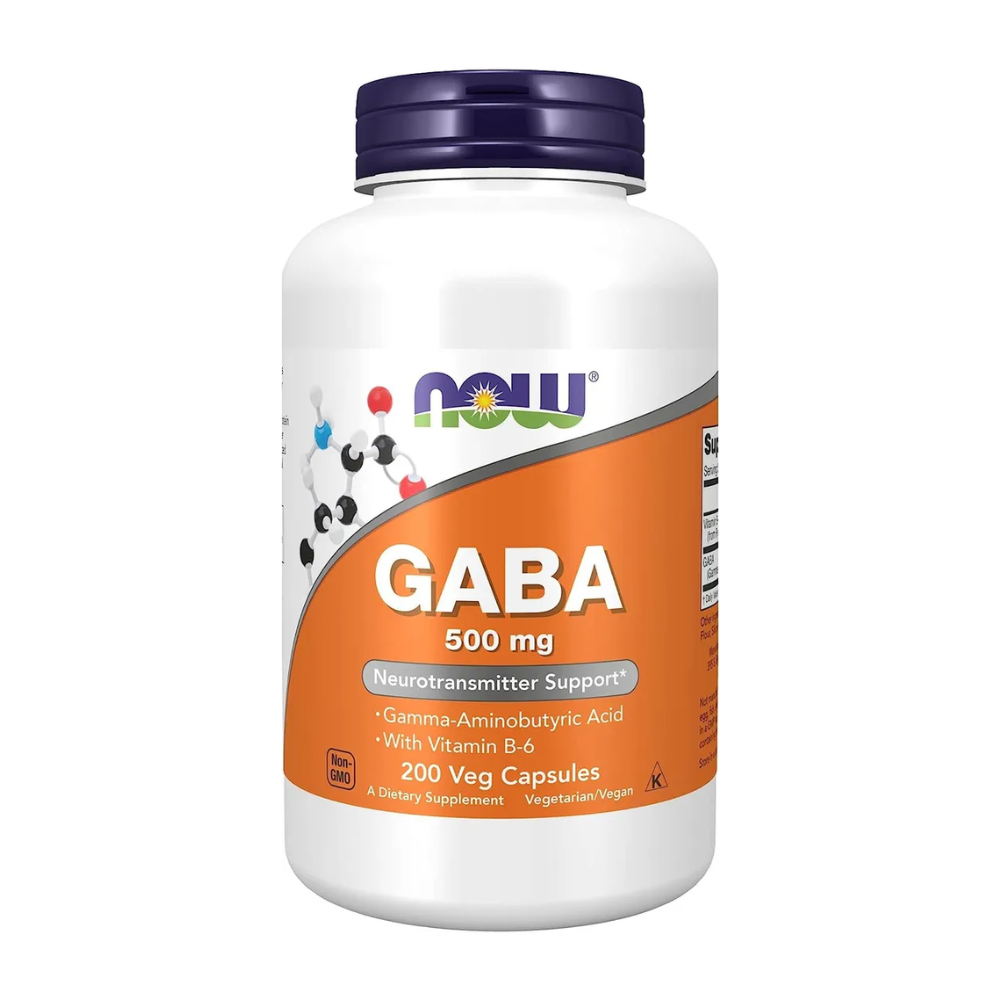 Gaba Now Foods 500mg 200 Cáps