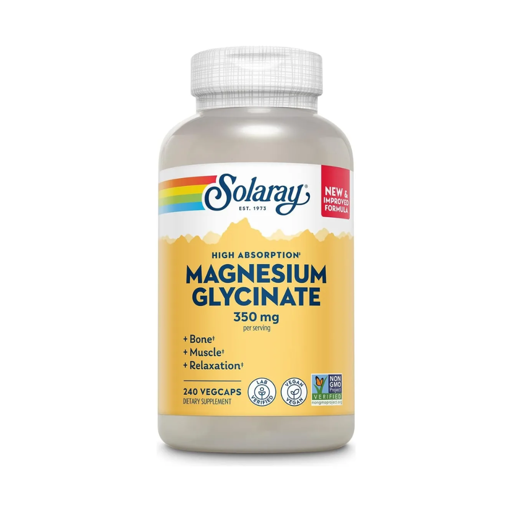 Glicinato De Magnesio 350 Mg Solaray