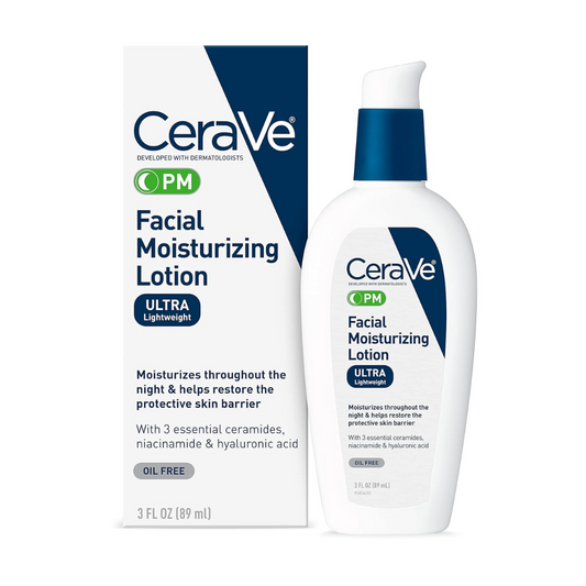 CeraVe Loción hidratante facial PM Ultra ligero 89 ml